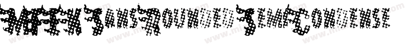 MFEK Sans Rounded SemiCondensed Sem字体转换